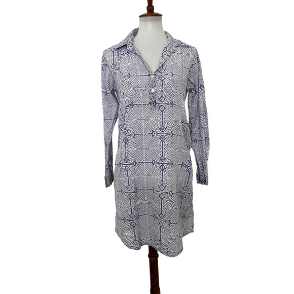 Roberta Roller Rabbit Dresses & Skirts - Roberta Roller Rabbit Pullover Graphic Dress Long Sleeve Purple S Small